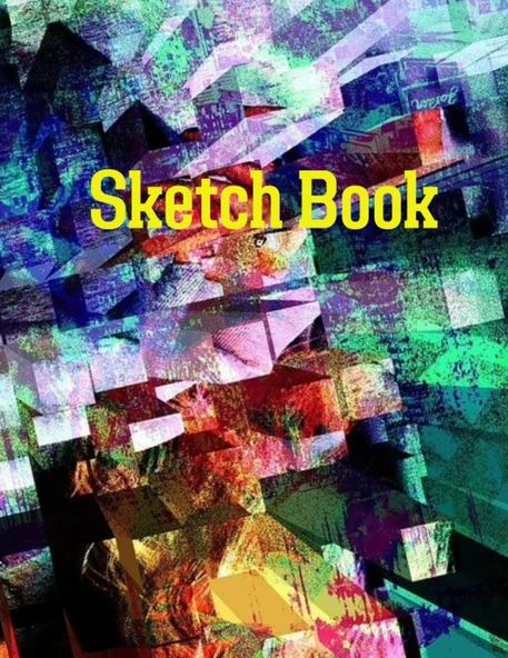 Sketch Book: Sketchbook For Artist Drawing Blank Paper Pad 8.5" X 11" - Notebook 120 Pages Blank Paper Book For Sketching Painting Doodling Books ürün görseli 1