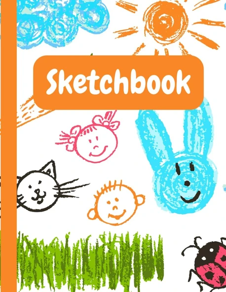 Independently Published Sketch Book For Children: 100 Page Drawing Pad For Toddlers 3-5 For Writing, Doodling, And Sketching | Gift Idea For Kids ürün görseli 1