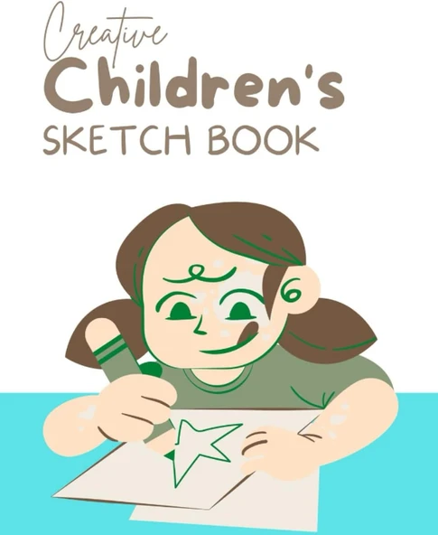 Independently Published Children Sketchbook: Blank, Wide, Softcover Sketchbook For Children. ürün görseli 1
