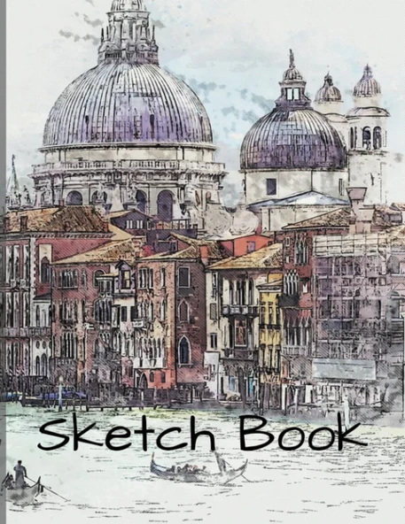 Sketch Book: Notebook For Drawing, Writing, Painting, Sketching Or Doodling, 120 Pages, 8.5X11 ürün görseli 1