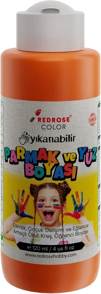 Red Turuncu Parmak Boyası 120 Ml ürün görseli 1
