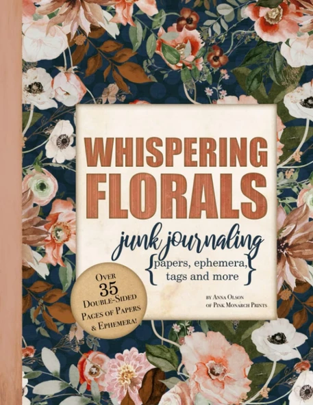 Shabby Floral Junk Journal Papers And Ephemera: Over 35 Page Book Kit For Journaling, Scrapbooking And Collage ürün görseli 1