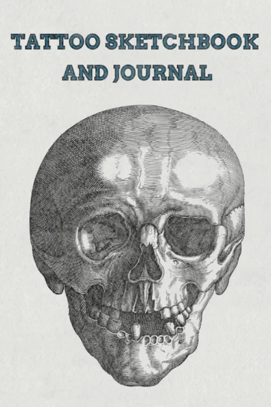 Independently Published Tattoo Sketchbook And Journal | Sketch Pad For Tattoo Designs | Record Ideas, Drawings, Concepts, Placement And More! ürün görseli 1
