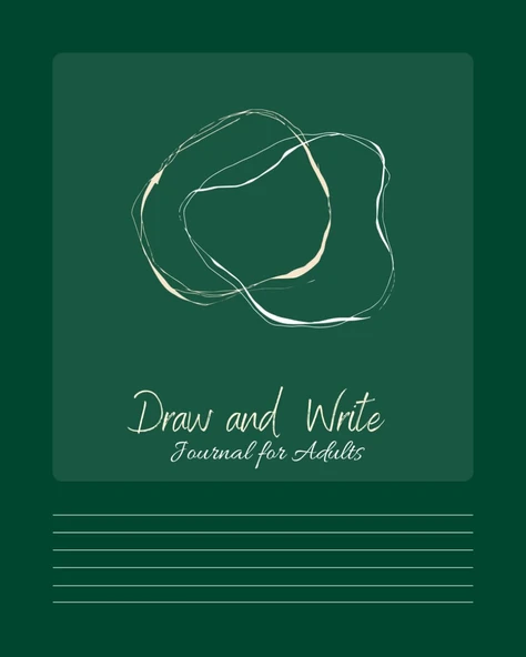 Draw And Write Journal For Adults: Sketch Book For Ideas Everywhere And Everytime , 8 X 10 In , 120 Page ürün görseli 1