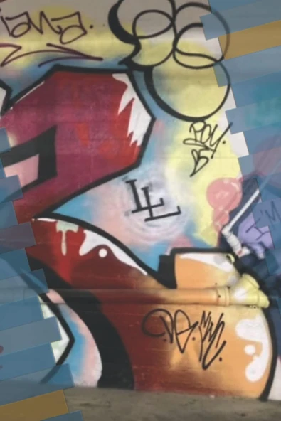 Independently Published Graffiti Tags: Sketchbook Artist Writing Boardwalk Artist Writing Pad Scrapbooking Graffiti ürün görseli 1