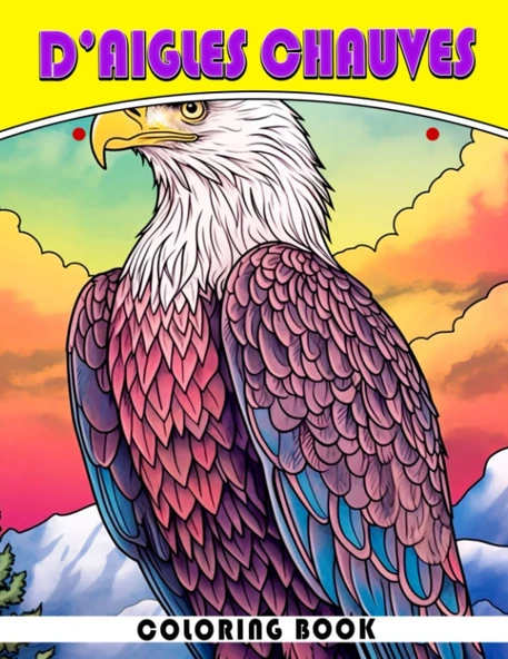 Independently Published Livre De Coloriage D'Aigles Chauves: Pages De Coloriage Du Roi Des Oiseaux Avec Des Ill (French Edition) ürün görseli 1