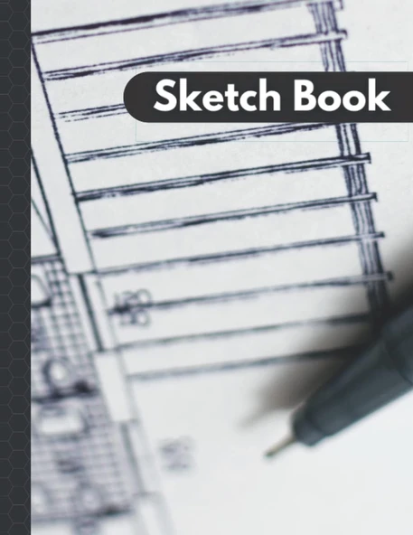 Sketch Book: Large Architectural Drawing Pad With Affordable For Children Of All Ages, Kids, Teens, And Adults, Ideal For Drawing, Sketching, And Doodling ürün görseli 1