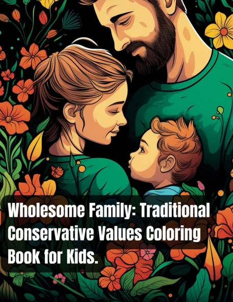 Independently Published Wholesome Family: Traditional Conservative Values Coloring Book Journal For Kids Book 4/4 ürün görseli 1