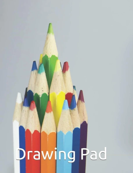 Drawing Pad: A Great Drawing Pad And Sketch Book For Children Of All Ages - 8.5" X 11" - 120 Pages ürün görseli 1