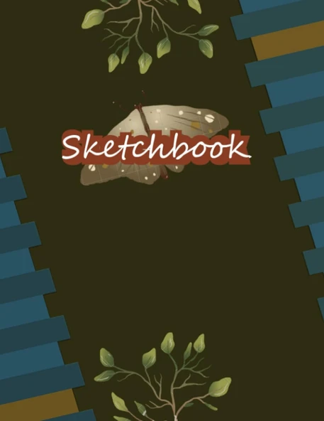 Independently Published Sketchbook Butterfly Cover For Adults And Teen Girls Sketch Book For Drawing: Doodling Or Sketching: 126 Pages, 8.5" X 11" ürün görseli 1