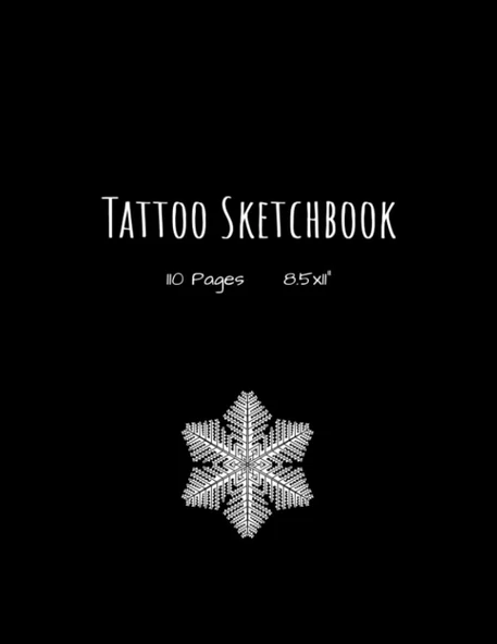 Independently Published Tattoo Sketchbook: 110 Pages 8.5X11" ürün görseli 1