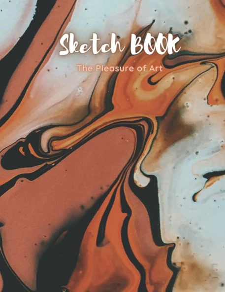Independently Published Sketch Book_The Pleasure Of Art: 150 Pages I Size 8.5" X 11" I Large Sketchbook Journal White Paper I Drawing | Doodling I Painting I Writing I Paperback ürün görseli 1