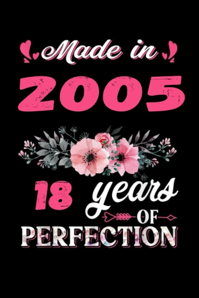 Independently Published Eighteen Year Old Girl Journal And Sketchbook: Cute Journal And Sketchbook For Old Girls Birthday Gift ürün görseli 1