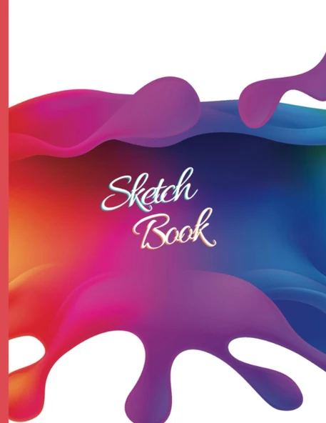 Sketch Book: Sketchbook For Drawing, Sketching, Doodling, Blank Paper Notebook 110 Pages, 8.5X11, Large Unlined Softcover Journal ürün görseli 1