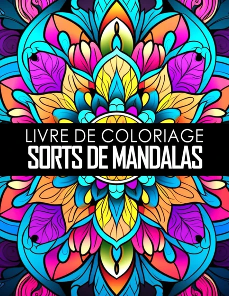 Independently Published Livre De Coloriage De Sorts De Mandalas: Des Pages À Colorier Mettant Scène Des Sorts De ürün görseli 1