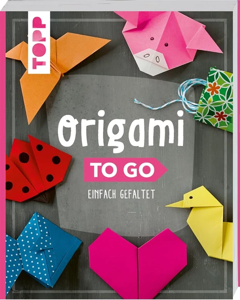 Origami To Go: Das Falt-Buch Für Jede Tasche. Pocket-Format Mit Verdeckter Spiralbindung ürün görseli 1