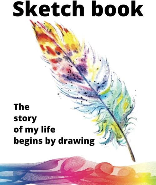 Sketch Book: Notebook For Drawing, Writing, Painting, Sketching Or Doodling ürün görseli 1