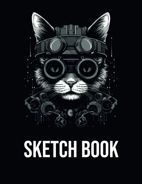 Sketch Book: Notebook For Drawing, Painting, Writing, Sketching, Doodling, 120 Pages, 8.5X11 (Minimalist Cover) ürün görseli 1