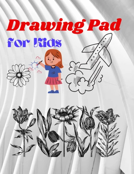 Drawing Pad For Kids: Plank Sketch Pad For Kids Ages 5 - 14 ürün görseli 1