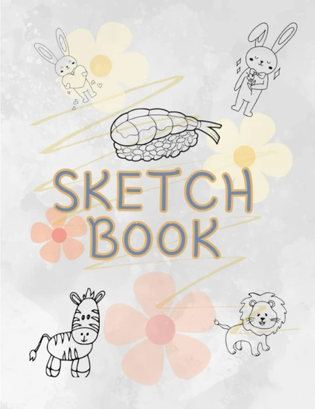 Independently Published Sketchbook For Kids And Artists: And Large Sketchpad For Artist Or Kids With 100 Pages Standard Pages: Best For Drawing, Scribbling, Sketches, Coloring Or Painting. ürün görseli 1