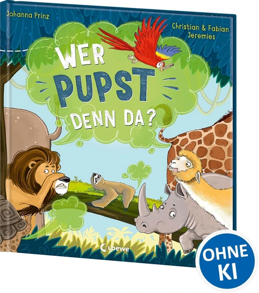 Wer Pupst Denn Da?: Cleveres Sachbilderbuch Ab 4 Jahren Mit Spannenden Und Witzigen Fakten Über Fürze Aus Dem Tierreich - Mit Vielen Klappen Zum Entdecken ürün görseli 1