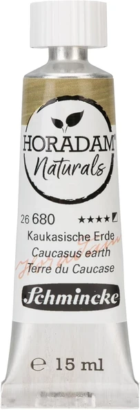 Schmincke Horadam Aquarell Naturals Vegan Suluboya 15 Ml Tüp 680 Caucasus Earth ürün görseli 1