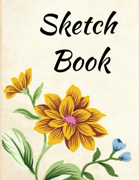 The Sketch Book, Drawing Book, Notebook For Drawing, Sketching And Doodling ürün görseli 1