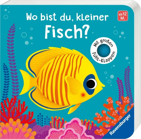 Wo Bist Du, Kleiner Fisch?: Mit Großen Fühl-Klappen ürün görseli 1