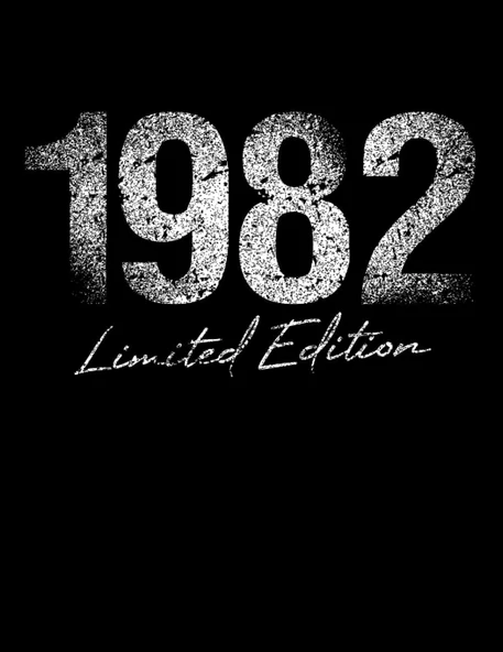 Independently Published Coloring Book - 101 Mandalas - Limited 1982 Year Birthday Edition Born Grunge: Funny Used Line Birthday Gift - A4 (8, 5X11) ... - Antistress - Relax ürün görseli 1