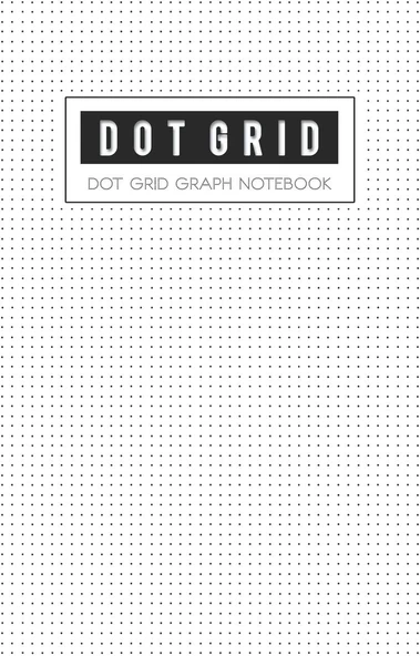 Dot Grid: Graph Paper A Dotted Matrix And Sketch Book For Calligraphy ürün görseli 1