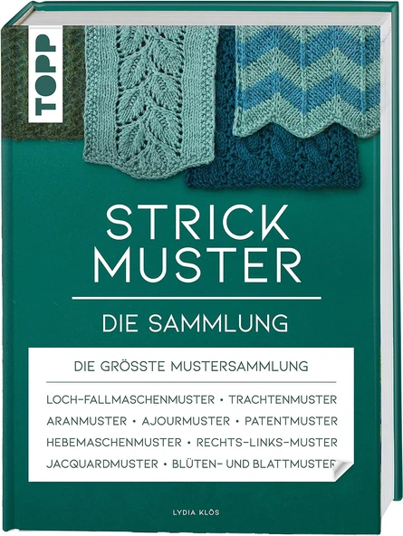Strickmuster. Die Sammlung.: 500 Muster: Ajourmuster, Zopfmuster, Keltische Motive, Patentmuster U.V.M. (Standardwerk) ürün görseli 1