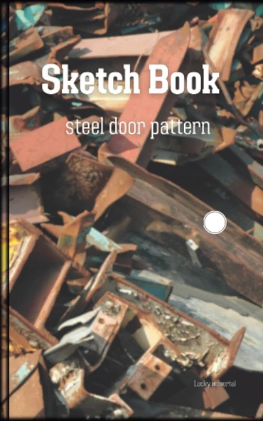 Sketchbook And Notebooks 5X8 Inches, 100 Sheets, Steel Door Pattern Great For Sketching And Writing.7: "Unleash Your Imagination: A Canvas For Creativity" ürün görseli 1