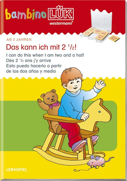 Bambinolük-Übungshefte: Bambinolük: 2 Jahre: Das Kann Ich Mit 2 1/2!: Kindergarten / 2 Jahre: Das Kann Ich Mit 2 1/2! (Bambinolük-Übungshefte: Kindergarten) ürün görseli 1