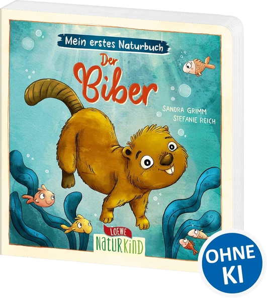 Mein Erstes Naturbuch - Der Biber: Liebevolles Pappbilderbuch Über Die Heimische Tierwelt Und Ihre Lebensräume Ab 2 Jahren (Naturkind) ürün görseli 1