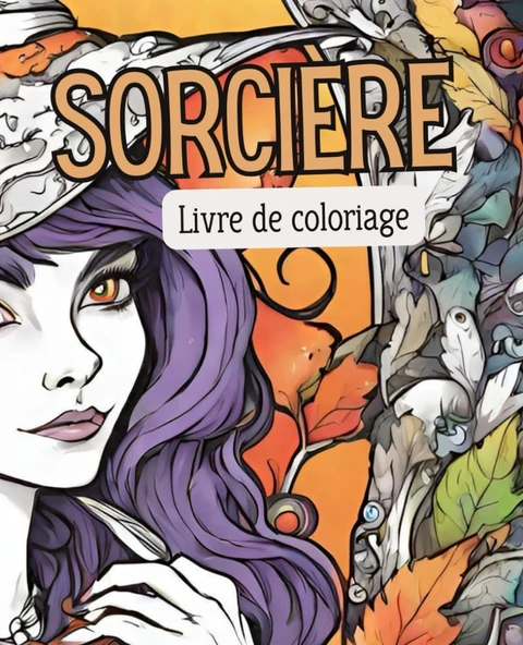 Independently Published Livre De Coloriage De Sorcières De 51 Pages | Livre De Coloriage D'Halloween | Livre De Coloriage D’Octobre | Livre De Coloriage Magique | Livre De ... Monde Mystérieux Des So ürün görseli 1