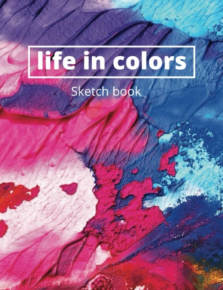 Sketch Book: Notebook For Drawing, Writing, Painting, Sketching Or Doodling, Colors Woman. 120 Pages, 8.5X11 ürün görseli 1