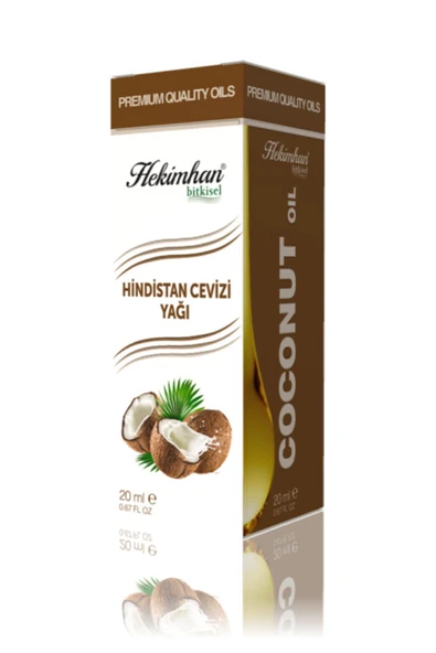 Hekimhan Hindistan Cevizi Yağı 20 ml ürün görseli 1