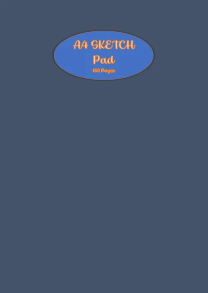A4 Sketch Pad: A4 Size 8.27 X 11.69 Inches White Paper Drawing Book, Sketchbook, 100 Pages, 90 Gsm , Ideal For Drawing, And Craft, Colour Gray ürün görseli 1