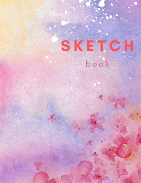Pastel Sakura: Sketch Book : Notebook For Drawing, Writing, Painting, Sketching Or Doodling, 8.5" X 11", 120 Pages ürün görseli 1