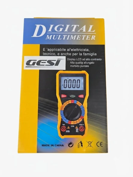 Gesi Dmm 6013 Dijital Kapasitemetre - Resim 2