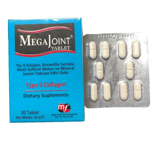 Mega Joint Tip II Kolajen 30 Tablet ürün görseli 1