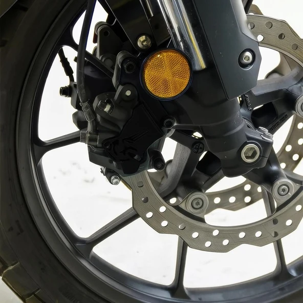 Moto Üçel Honda Nx 500 Uyumlu Kaliper Koruma Siyah ürün görseli 1
