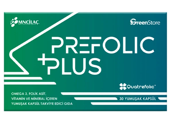 Prefolic Plus 30 Yumuşak Kapsül ürün görseli 1