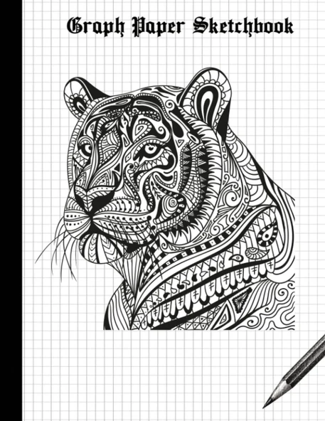 Graph Paper Sketchbook: Ideal For Freehand Sketching, Designing | Cool Gift Idea For Artists, Designers And Doodlers ürün görseli 1