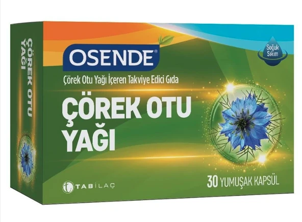 Osende Çörekotu Yağı 900 mg 30 Kapsül ürün görseli 1