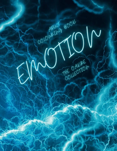 Independently Published Adult Colouring Book, Emotion: The Oakre Collection, 8.5 X 11 Inch, 20 Quality Pieces. ürün görseli 1
