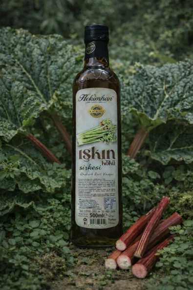 Hekimhan Işkın Kökü Sirkesi Doğal Fermantasyon Rheum Ribes Vinegar 500 Ml ürün görseli 1