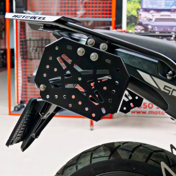 Moto Üçel Honda Nx 500 Uyumlu Topcase Çanta Demiri Entegreli Yan Çanta Demiri ürün görseli 1
