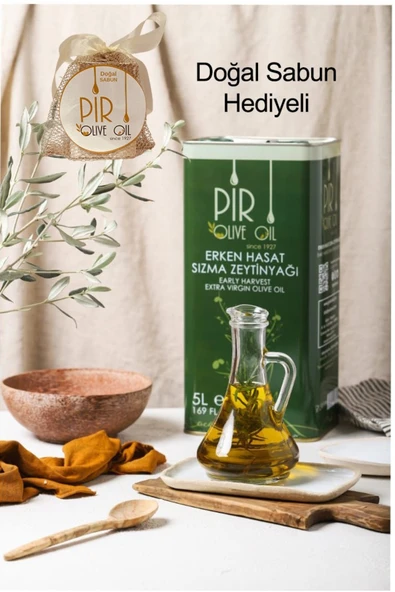 PiR Erken Hasat Natürel Sızma Zeytinyağı 5LT ürün görseli 1