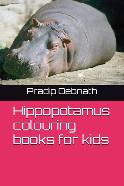 Independently Published Hippopotamus Colouring Books For Kids ürün görseli 1